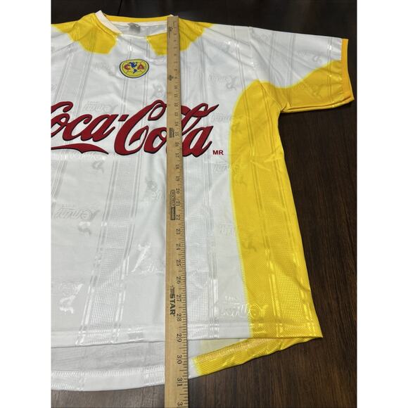 Vtg 2001 2002 Mens 2XL Coca Cola Corona Club America Football Soccer Jersey - Picture 10 of 11